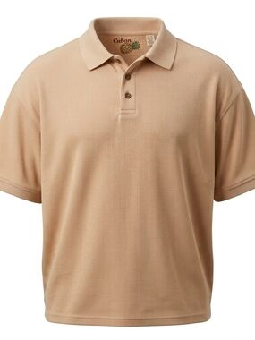 Caribbean Vintage Pineapples Vertical Texture Polo XXL